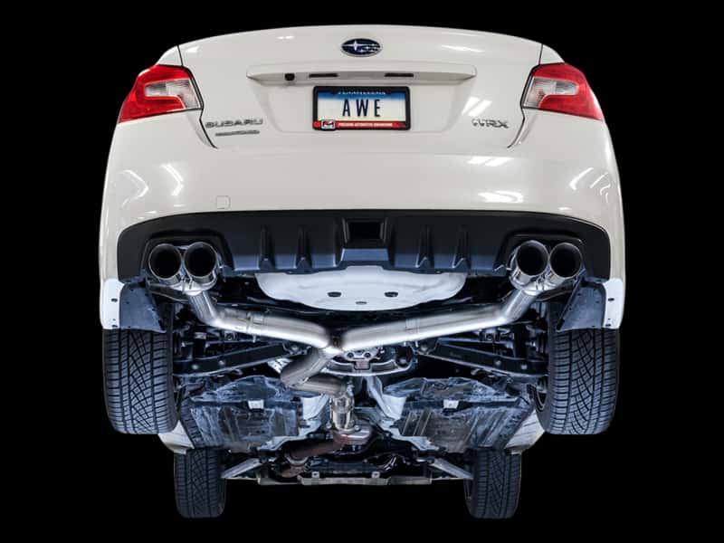 AWE Tuning — AWE Tuning Subaru WRX/STI VA/GV Sedan Track Edition Exhaust - Chrome Silver Tips (102mm)
Track Exhaust - view 6