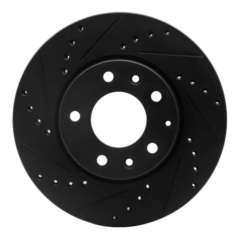 R1 Concepts — R1 03-05 Mazda 6 Front Left Drilled & Slotted Black Brake Rotor
R1 Brake Rotor Drill - view 1