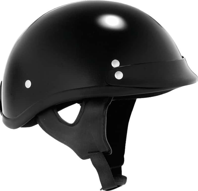 Bikers Choice — Skid Lids Traditional Helmet Black - XL - view 2