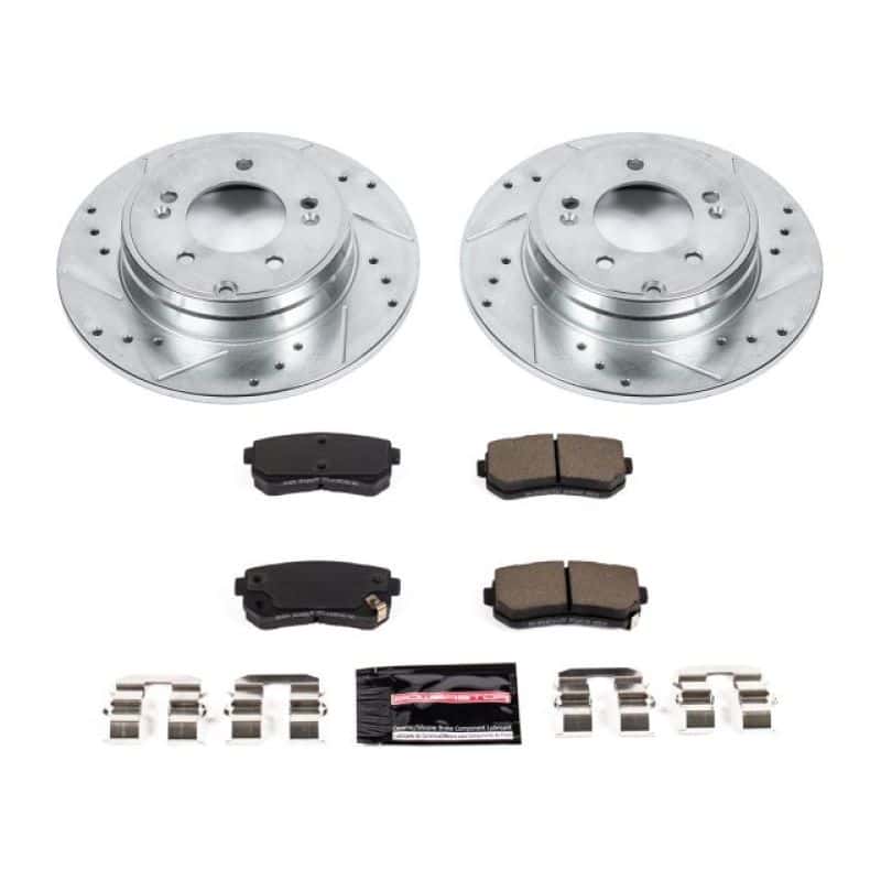 PowerStop — Power Stop 16-19 Hyundai Sonata Rear Z23 Evolution Sport Brake Kit - view 1