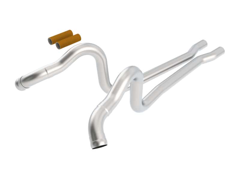 Borla — Borla 11-14 Ford Mustang GT/GT500 5.0L/5.4L/5.8L AT/MT RWD 2dr X Pipes
Over Axle Pipes
ExhstPipe - view 1