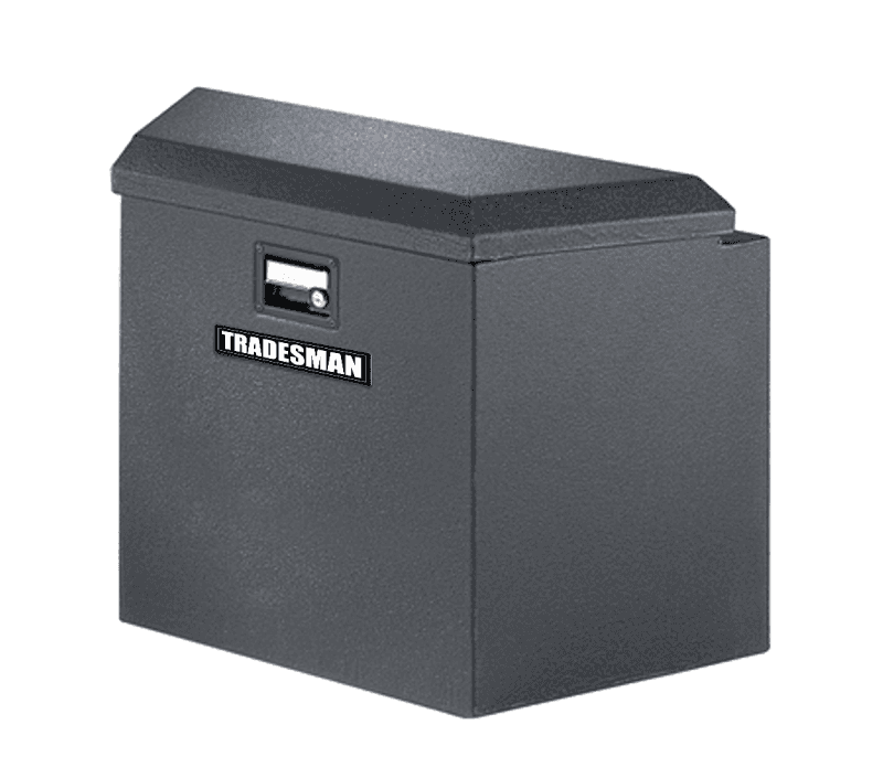 Tradesman — Tradesman Steel Trailer Tongue Storage Box (16in.) - Black - view 1