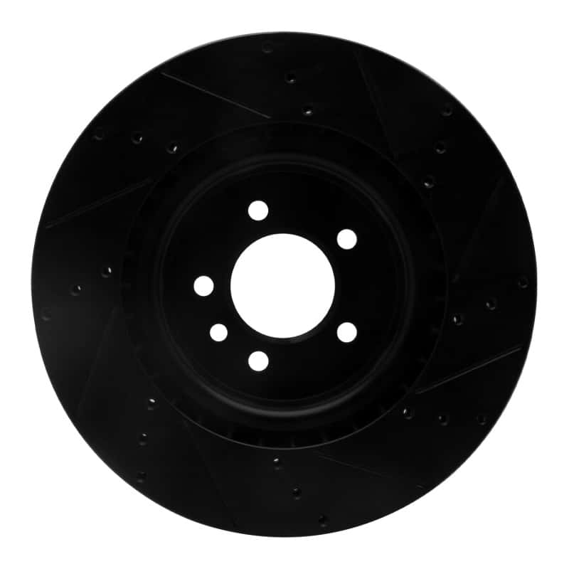 R1 Concepts — R1 06-17 Land Rover Discovery (Latin America) Front Left Drilled & Slotted Black Brake Rotor
R1 Brake Rotor Drill - view 5