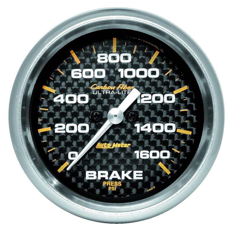 AutoMeter — AutoMeter Gauge Brake Pressure 2- 5/8in 1600PSI Digital Stepper Motor - Carbon Fiber
GA 2.6" BRKP STPR CF - view 2