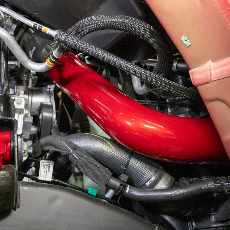 Wehrli — Wehrli 20-25 Chevrolet 6.6L L5P Duramax Passenger Side 3.5in Intercooler Pipe - Cat Yellow
P IC Pipe 20-25 CAT - view 3