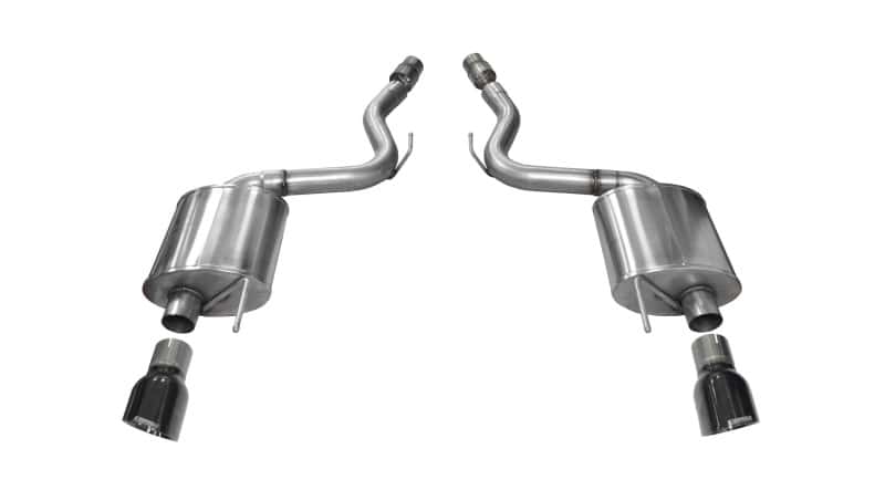 CORSA Performance — Corsa 2015-2017 Ford Mustang GT 5.0 3in Axle Back Exhaust Black Dual Tips (Touring)
Exhaust - view 3