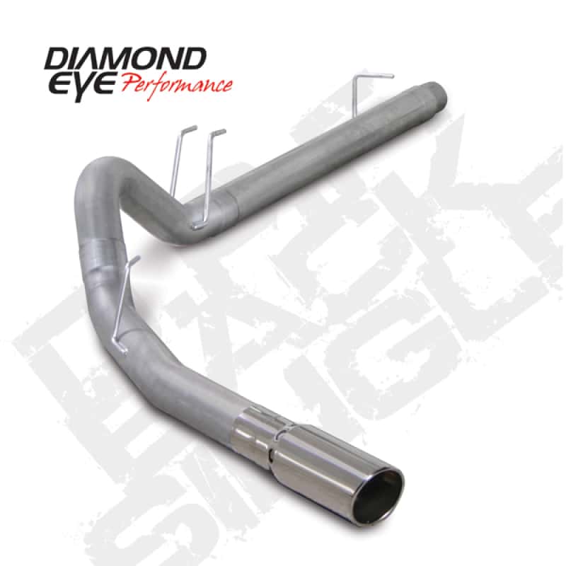Diamond Eye Performance — Diamond Eye KIT 4in DPF-BACK SGL AL 08-09 6 4L F250/F350 PCKGD BX46X14X14OD EL-PL 44inX13 5inX13 5in
KIT; 4in.; DPF-BACK; - view 1
