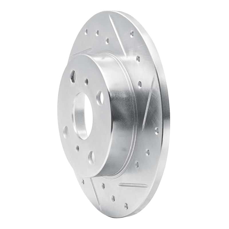 R1 Concepts — R1 85-86 Toyota MR2 Rear Right Drilled & Slotted Silver Brake Rotor
R1 Brake Rotor Drill - view 2