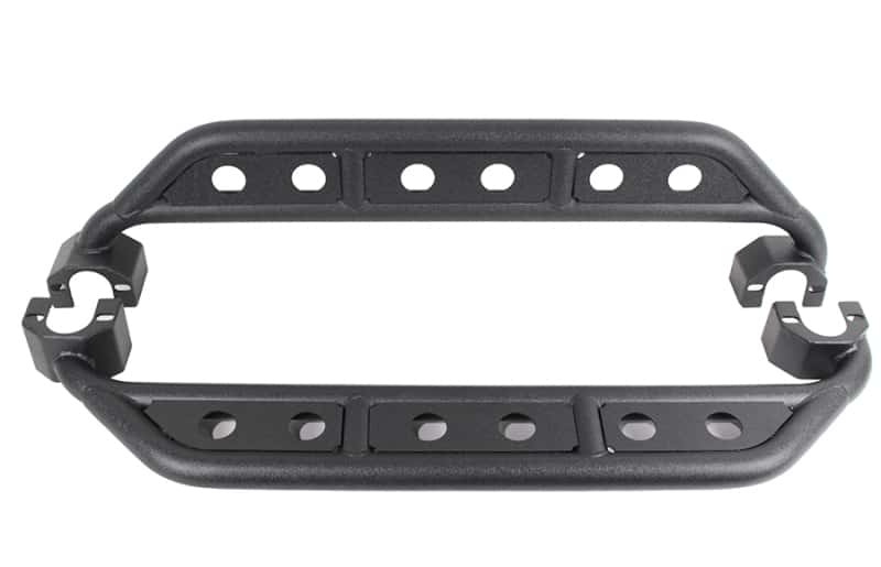 Fishbone Offroad — Fishbone Offroad 07-18 Jeep Wrangler JK 2 Door Steel Side Steps - Black Textured Powdercoat - view 5