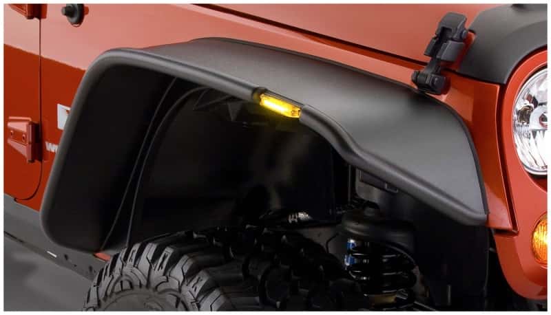 Bushwacker — Bushwacker 07-18 Jeep Wrangler Flat Style Flares 2pc - Black
FF Jeep Flat Sty 2Pc - view 3