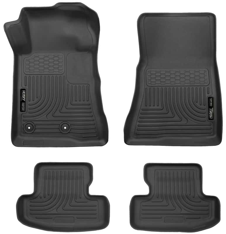 Husky Liners — Husky Liners 15-22 Ford Mustang WeatherBeater Black Front & Second Seat Floor Liner
Floor Liners - view 1