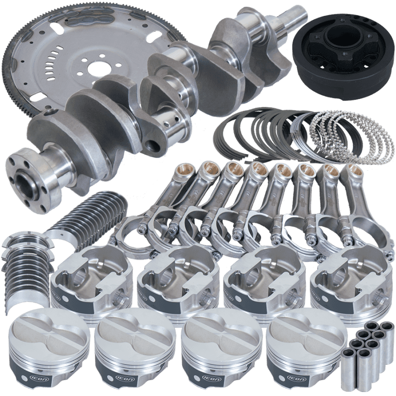 Eagle — Eagle Ford 302 3.400in Crank 5.400in I-Beam Rods 4.040in Pistons 164 Tooth FP Balanced Assembly
Bal Str & Strip Assy - view 1