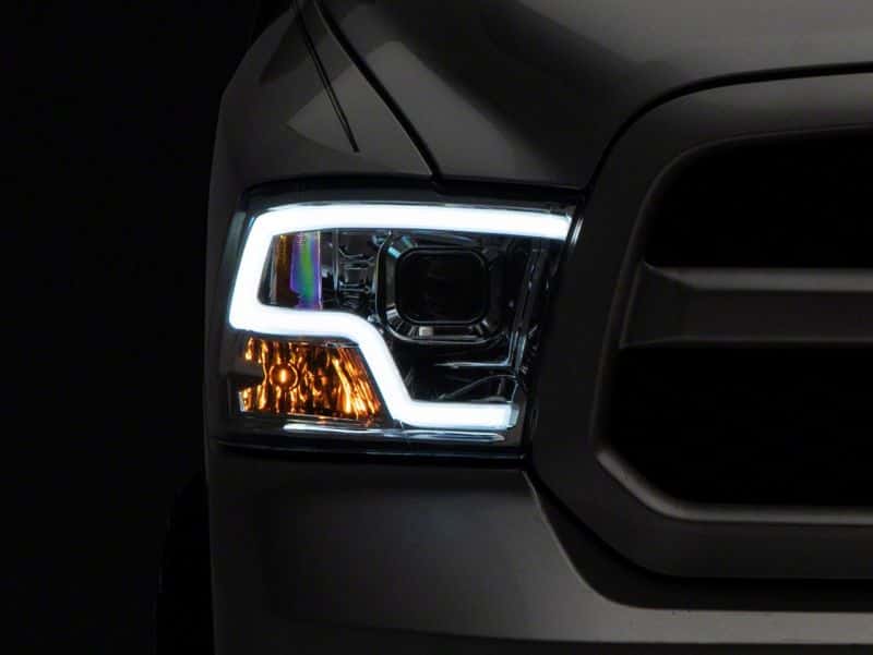 Raxiom — Raxiom 09-18 Dodge RAM 1500 Non-Projector LED Halo Headlights- Chrome Housing (Clear Lens)
Headlights - view 2