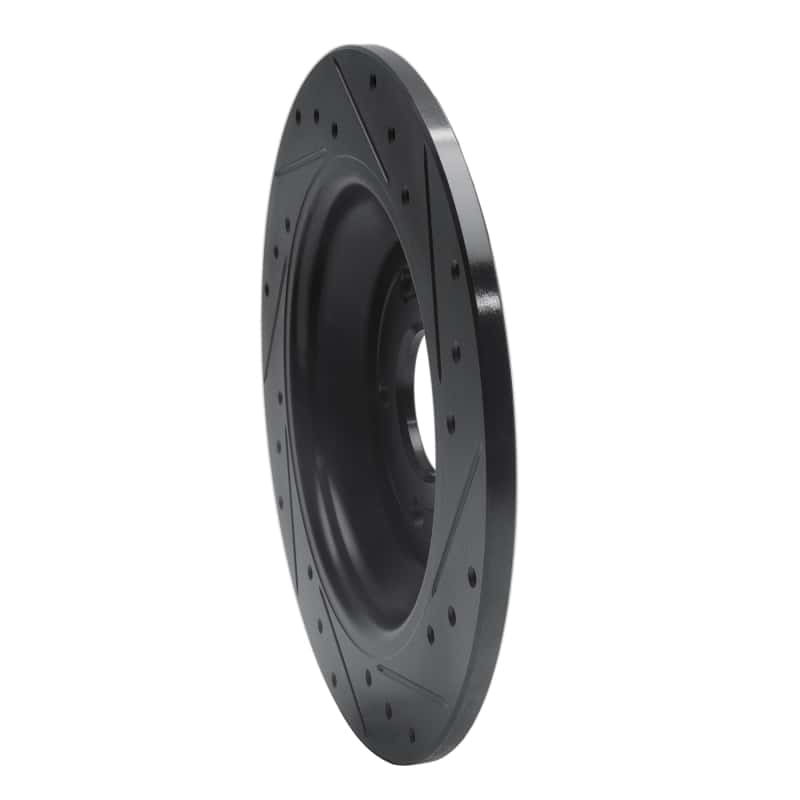 R1 Concepts — R1 16-25 Ford Escape Rear Left Drilled & Slotted Black Brake Rotor
R1 Brake Rotor Drill - view 4
