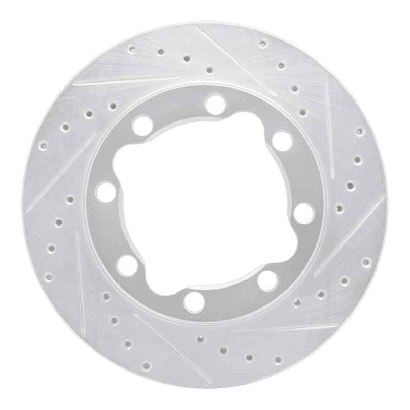 R1 Concepts — R1 92-00 Chevrolet K3500 Front Right Drilled & Slotted Silver Brake Rotor
R1 Brake Rotor Drill - view 1