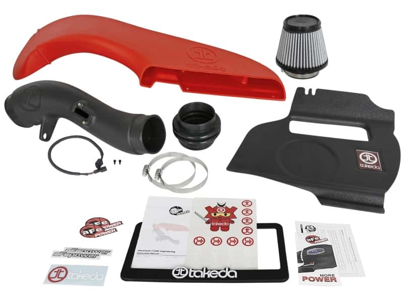 aFe — aFe Takeda Stage-2 PRO DRY S Cold Air Intake System 15-18 Subaru WRX H4 2.0L (t)
Takeda Intake System - view 5