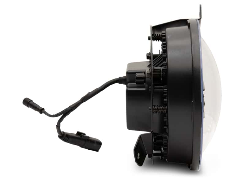 Raxiom — Raxiom 18-22 Jeep Wrangler JL/JT Axial 9-Inch LED Headlights w/RGB Halo- Blk Housing (Clear Lens)
Headlights - view 5
