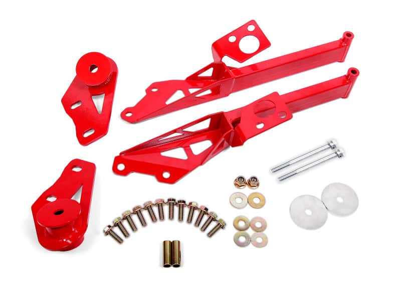 BMR Suspension — BMR Suspension 15-18 Ford Mustang S550 IRS Subframe Support Brace (Red)
IRS Subframe Brace - view 2
