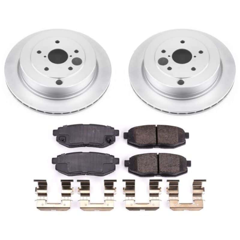 PowerStop — Power Stop 06-07 Subaru B9 Tribeca Rear Z17 Evolution Geomet Coated Brake Kit - view 1