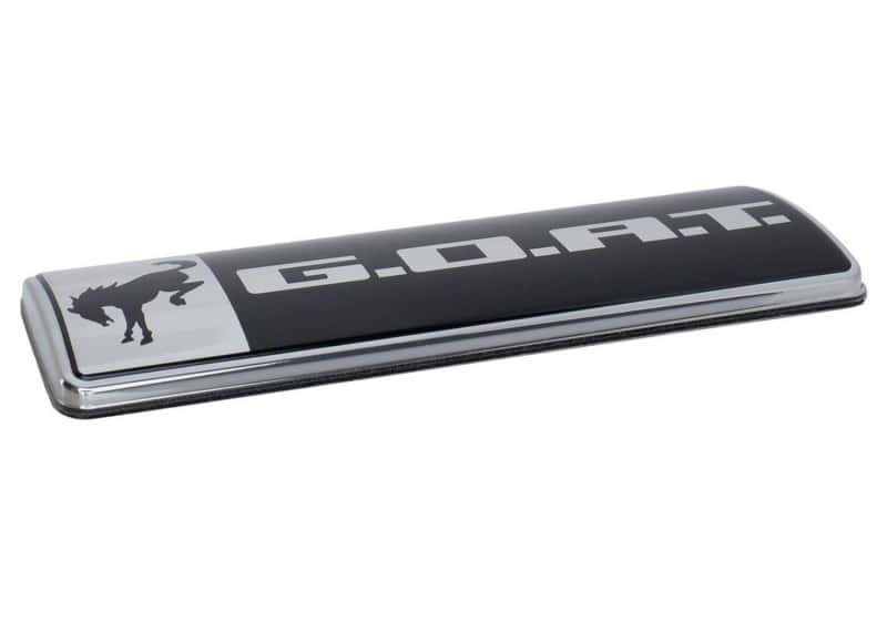 Ford Racing — Ford Racing Bronco/Bronco Sport G.O.A.T. Badge - Black/Chrome
Grl/FndVnt/BdyKt - view 10