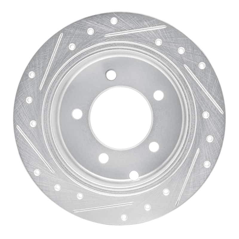 R1 Concepts — R1 07-17 Chrysler 200 Rear Right Drilled & Slotted Silver Brake Rotor
R1 Brake Rotor Drill - view 5