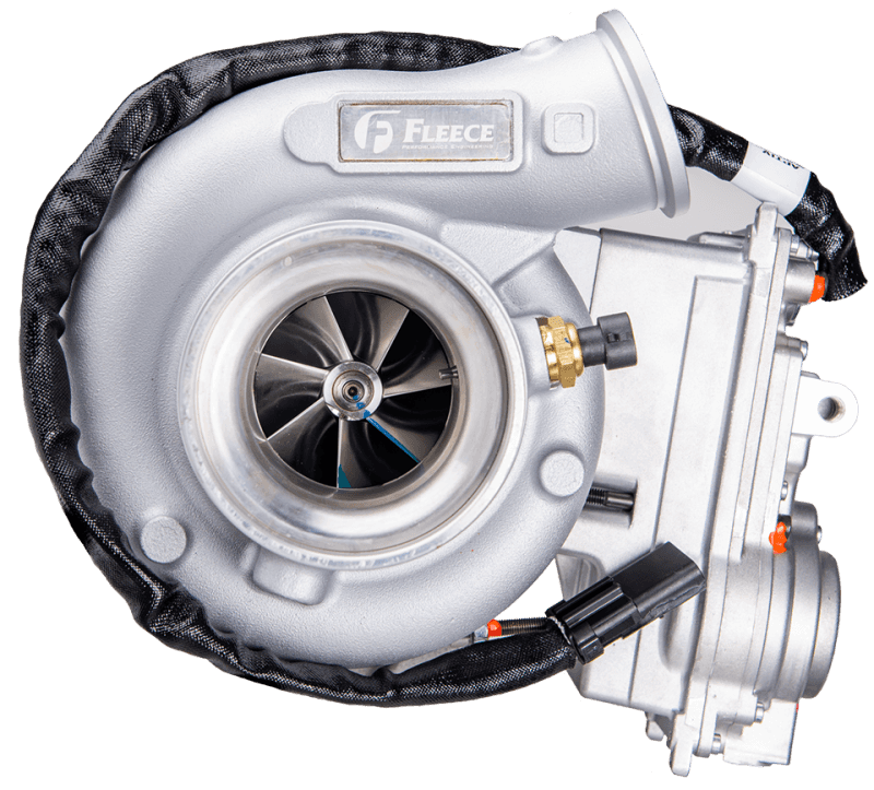 Fleece Performance — Fleece Performance HE400VG/HE451VE Turbocharger for Cummins ISX - 64mm
Turbo - view 1