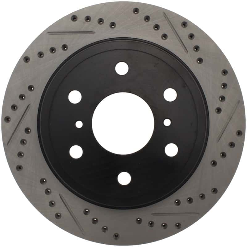 Stoptech — StopTech 07-10 GMC Sierra (w/ Rear Drum) / 07-09 GMC Yukon Rear Left Slotted & Drilled Rotor
Disc Brake Rotor
Slot/Drill Rotor - view 2