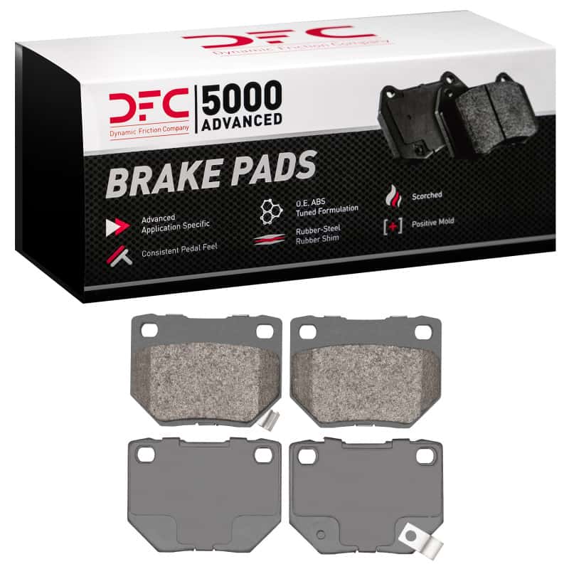 DFC — DFC 89-96 Nissan 300ZX Turbo Rear 5000 Advanced Semi Metallic Brake Pads
DFC Brake Pad Set - view 1