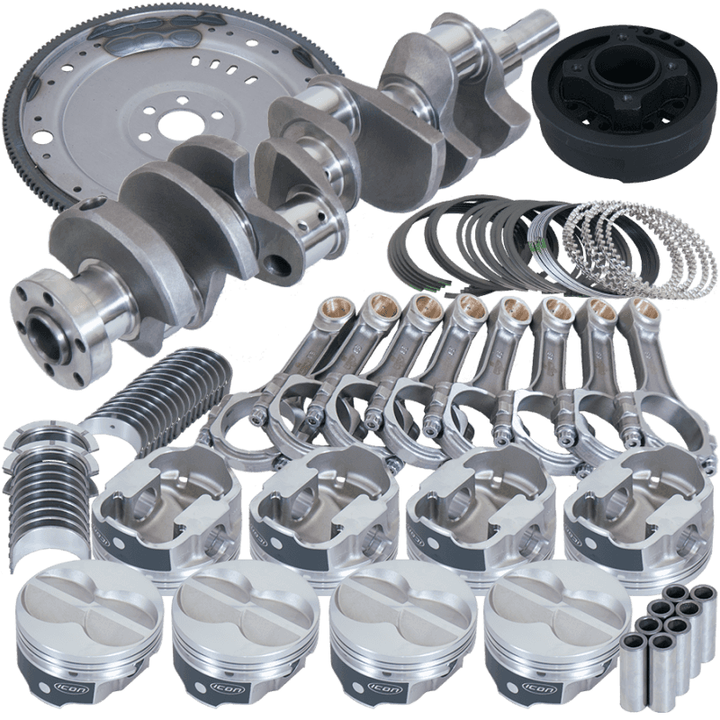 Eagle — Eagle Ford 302 3.400in Crank 5.400in I-Beam Rods 4.040in Pistons 157 Tooth FP Balanced Assembly
Bal Str & Strip Assy - view 1