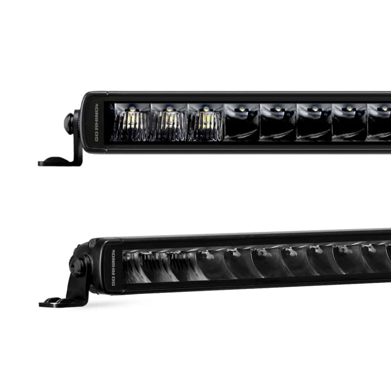 Go Rhino — Go Rhino Xplor Blackout Series Sgl Row LED Light Bar (Surface/Threaded Stud Mount) 20.5in. - Blk
BLKOUT - 20"LightBar - view 6