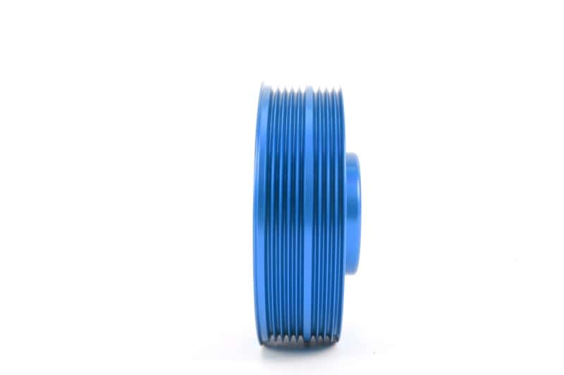 Perrin Performance — PERRIN 93-14 Subaru Impreza (Incl. 02-14 WRX) / 04-21 STI Lightened Crank Pulley - Blue - view 3