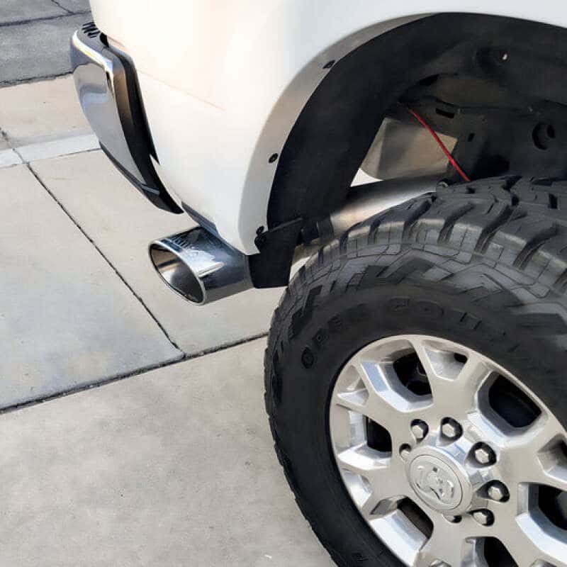 Banks Power — Banks Power 19-23 Dodge Ram Crew Cab 6.7L Cummins Monster Exhaust - SS Single Exhaust w/ Chrome Tip
Monster Exhaust Syst - view 4