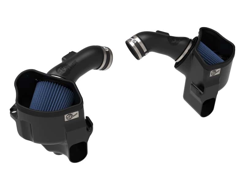 aFe — aFe POWER Magnum FORCE Stage-2 Pro 5R Cold Air Intake System 12-19 BMW M5 (F10) / M6 (F12/13)
Magnum FORCE Intake - view 3
