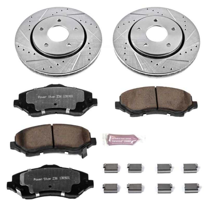 PowerStop — Power Stop 08-16 Chrysler Town & Country Front Z36 Truck & Tow Brake Kit - view 1