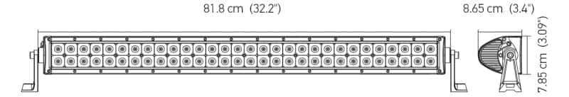 Hella — Hella Value Fit Sport 32in - 180W LED Light Bar - Dual Row Combo Beam - view 8
