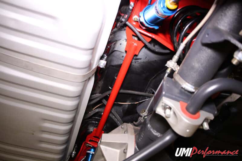UMI Performance — UMI Performance 68-72 GM A-Body Rear Shock Tower Brace Bolt In
Rear Strut Bar - view 4