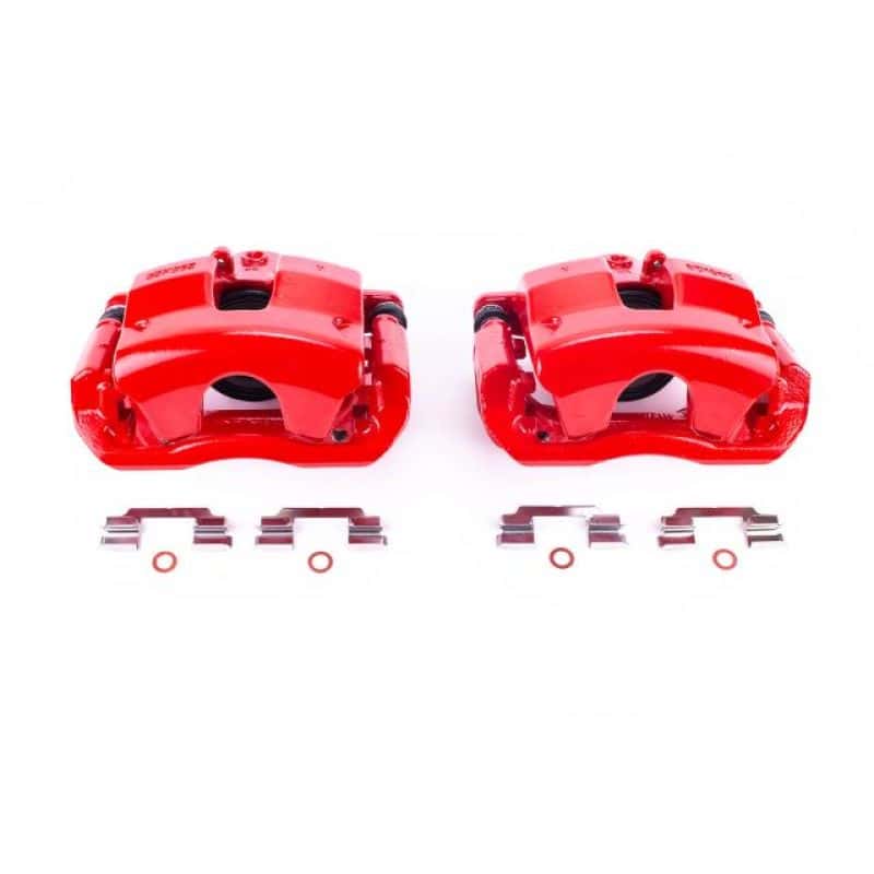 PowerStop — Power Stop 09-12 Mercedes-Benz C300 Front Red Calipers w/Brackets - Pair
Caliper Set - view 1