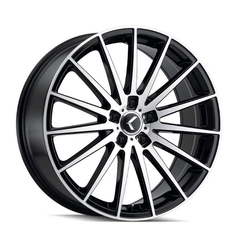 Kraze Wheels — Kraze KR191 Stunna 18x8 / 5x120 BP / 40mm Offset / 74.1mm Hub Matte Black Machined Wheel
KRAZE KR191 - view 1
