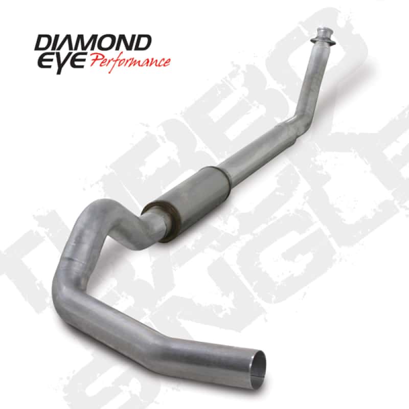 Diamond Eye Performance — Diamond Eye KIT 5in Turbo Back SGL AL: 94-02 DODGE CUMMINS 5.9L
KIT; 5in.; TBSGL; AL - view 1