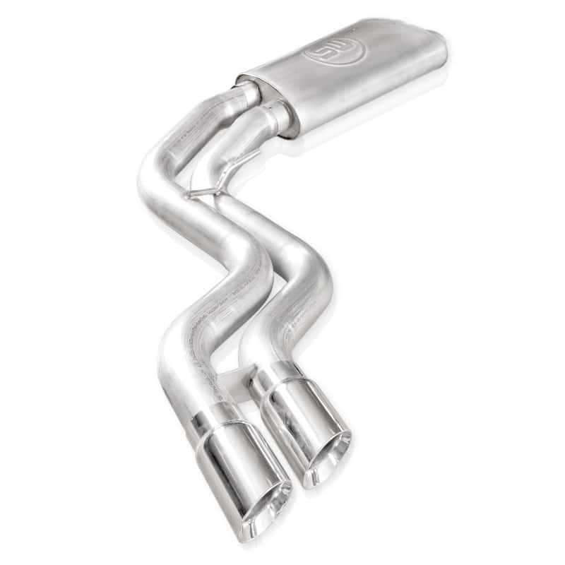 Stainless Works — Stainless Works 2015-18 F-150 Exhaust X-Pipe Resonator Muffler Exits In Front Of Passenger Rear Tire
Exhaust System - view 2