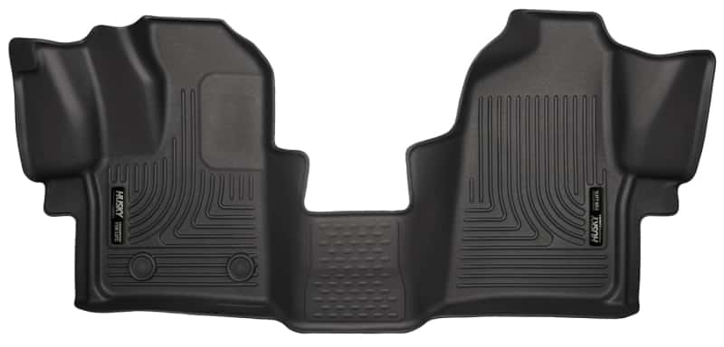 Husky Liners — Husky Liners 2015 Ford Transit-150/Transit-250/Transit-350 WeatherBeater Front Black Floor Liners
Floor Liners - view 1