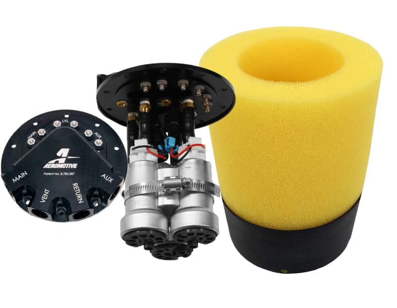 Aeromotive — Aeromotive 05-18 Chevrolet Silverado 450 Triple Drop-In Phantom System - view 1