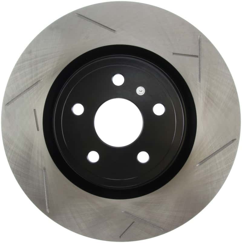 Stoptech — StopTech 12-18 Jeep Grand Cherokee SRT8 (380mm Front Disc) Front Left Slotted Sport Brake Rotor
StopTech 12-13 Jeep SRT8 Front Left Slotted Sport Brake Rotor
Sport Slotted Rotor - view 1