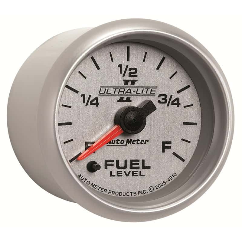 AutoMeter — Autometer Ultra-Lite II 2-1/16in 0-280 Ohm Programmable Fuel Level Gauge
2-1/16" FUEL LEVEL, - view 10