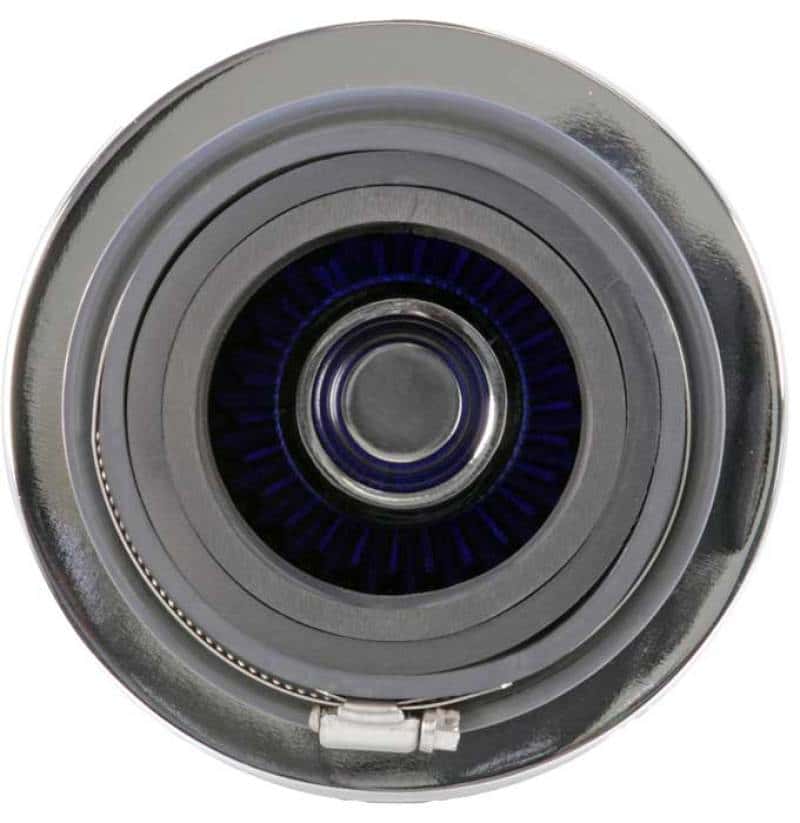 K&N Engineering — K&N Universal Air Filter Chrome Round Tapered Blue - 4in Flange ID x 1.125in Flange Length x 5.5in H
Universal Clamp-On A
Clamp-on Air Filter - view 3