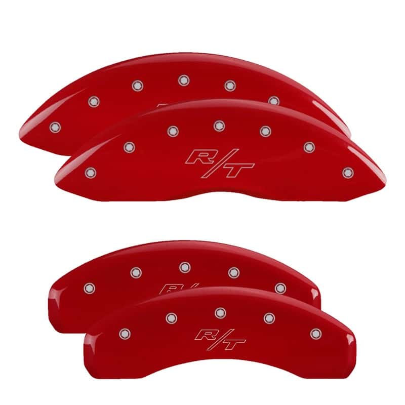 MGP — MGP 4 Caliper Covers Engraved Front & Rear Vintage Style/RT Red finish silver ch
Caliper Covers - view 1