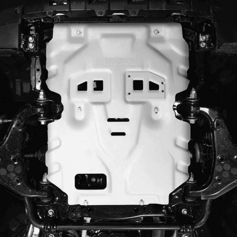 Rival 4x4 — Rival 24-26 Toyota Tacoma Toyota 4Runner Toyota Land Cruiser Aluminum Engine Skid Plate - view 2