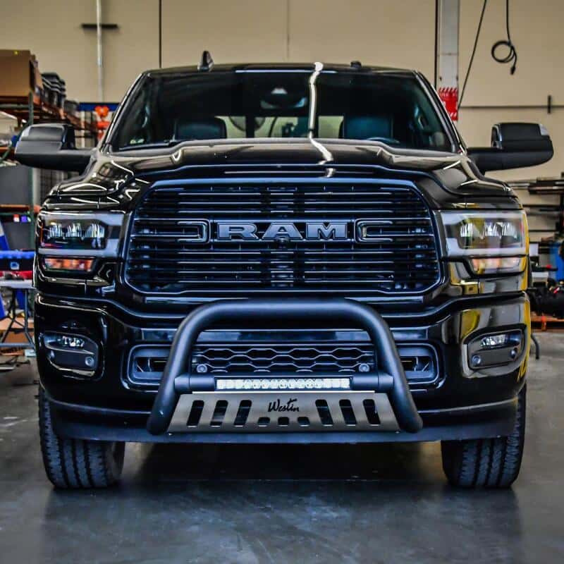 Westin — Westin 19-20 Ram 2500/3500 Ultimate LED Bull Bar - Textured Black
Bull Bar - view 4