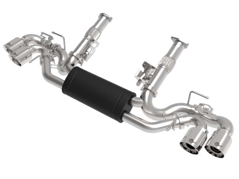 aFe — aFe MACH Force-Xp 3in to 2-1/2in 304SS Cat-Back 2020 Chevy Corvette (C8) 6.2L - Polished Tip
Cat-Back Exhaust - view 1