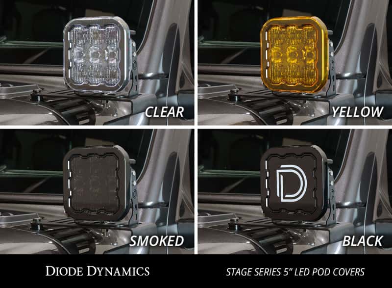 Diode Dynamics — Diode Dynamics SS5 LED Pod Cover Smoked - view 5